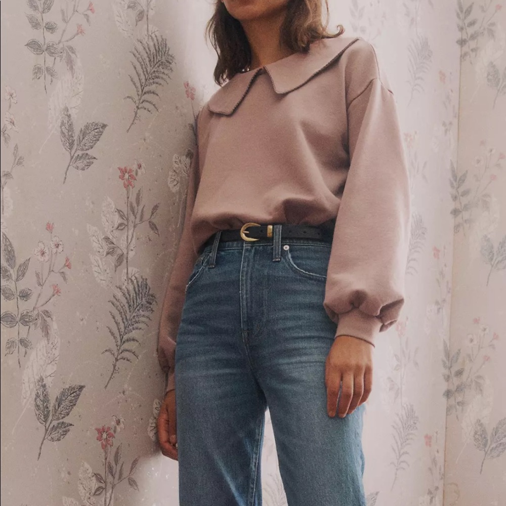 Madewell Black Skinny Perfect Leather Belt S